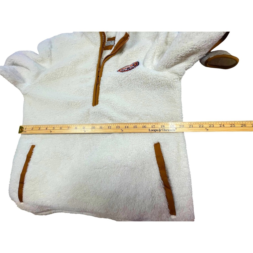 Hurley Cream Fleece Quarter-Zip Sweatshirt - Picture 14 of 16